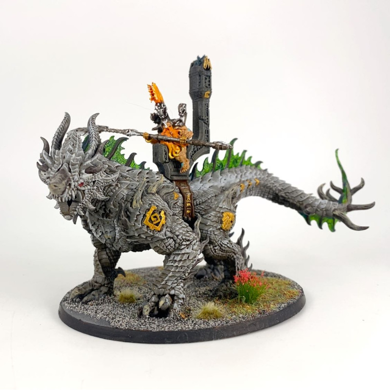 Auric runefather on Magmadroth