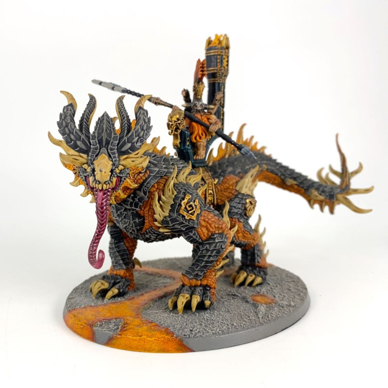 Auric runefather on Magmadroth