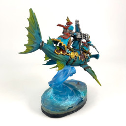 Warriors of the Seas on a Hammerhead Shark