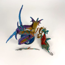 Guerriers des mers sur dragon marin