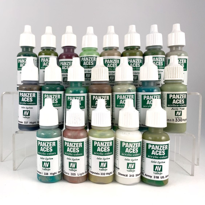 Lot de Peintures Panzer Aces