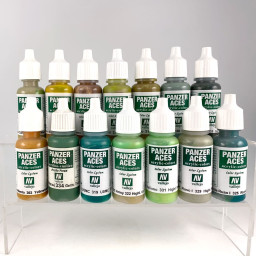 Lot de Peintures Panzer Aces