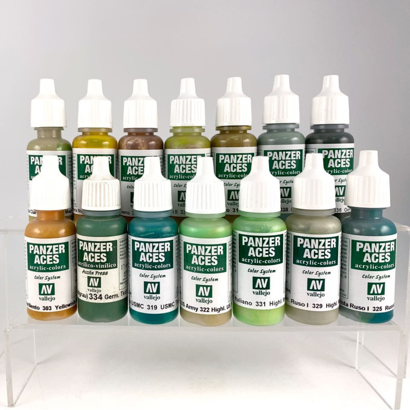 Lot de Peintures Panzer Aces