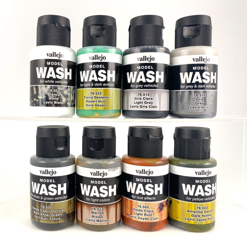 Lot de Peintures Model Wash