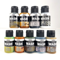 Lot de Peintures Model Wash