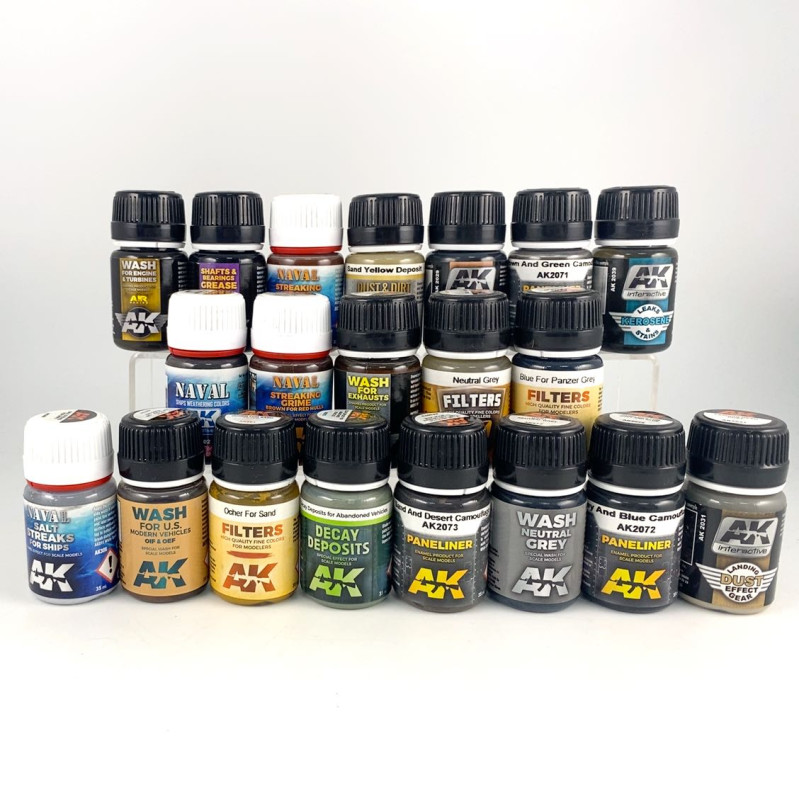 Lot de Peintures AK Pigments