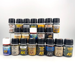 Lot de Peintures AK Pigments