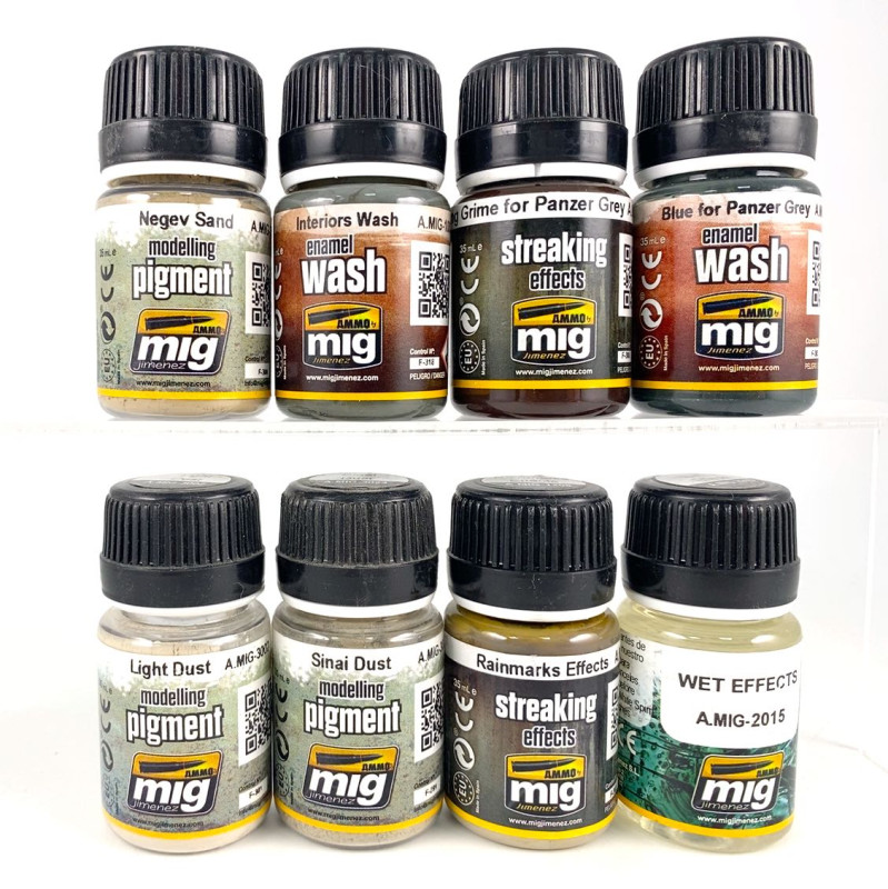 Lot de Weathering MIG - New