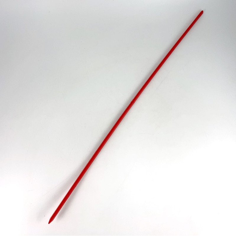 red measuring ruler