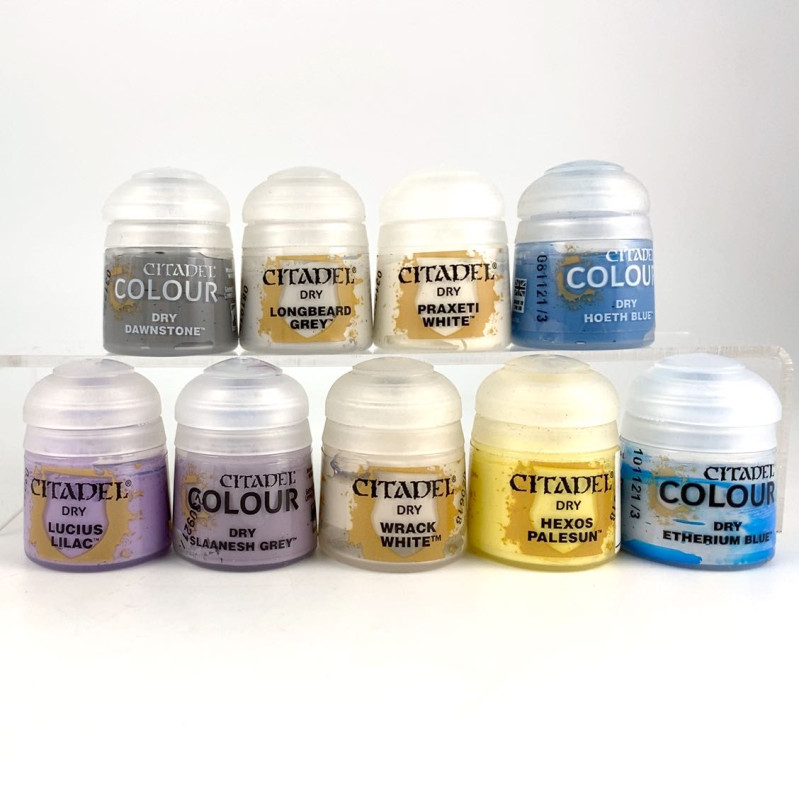 Lots de Peintures Dry Citadel - Neuf