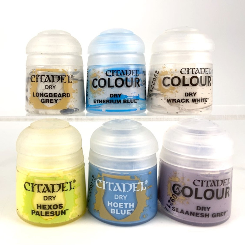Lots de Peintures Dry Citadel - Neuf