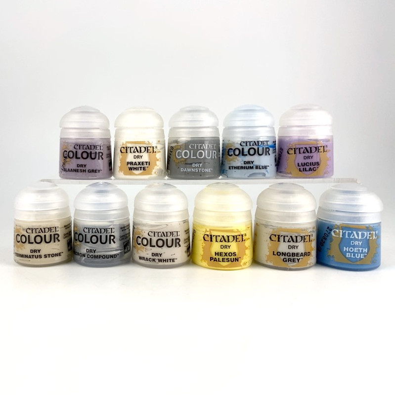 Lots de Peintures Dry Citadel - Neuf
