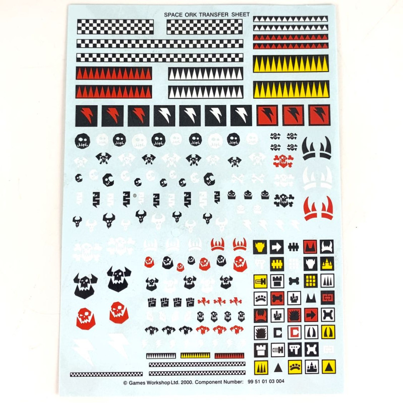 Space Ork Transfer Sheet