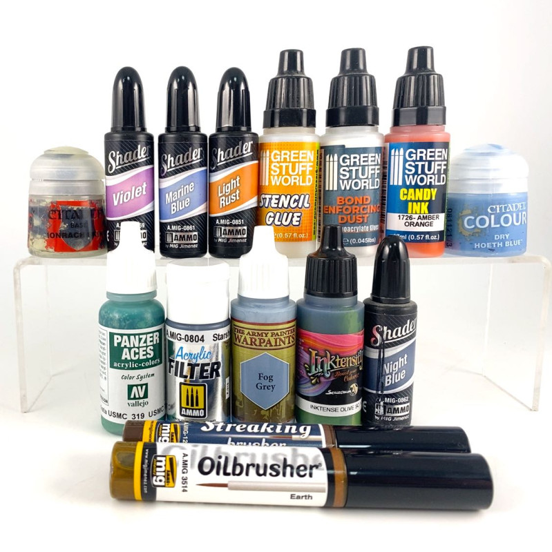 Lot de diverses peintures - Neuf