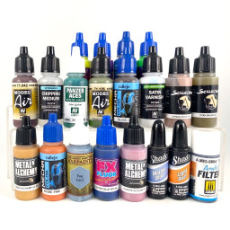 Lot de diverses peintures - Neuf