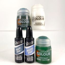 Assortment of various paints