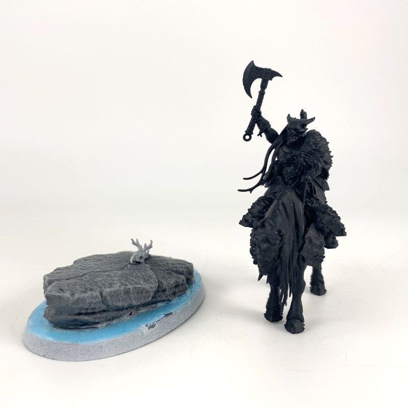 Darkoath chieftain on warsteed