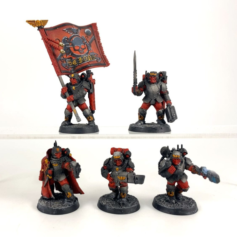 Militarum Tempestus Scions Command Squad