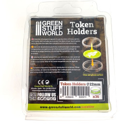 Caps for 22mm Tokens - New