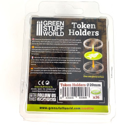 Caps for 20mm Tokens - New