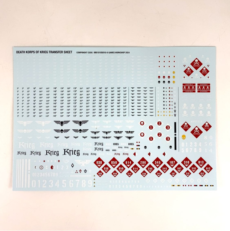 Death Korps of Krieg Transfer of Sheet