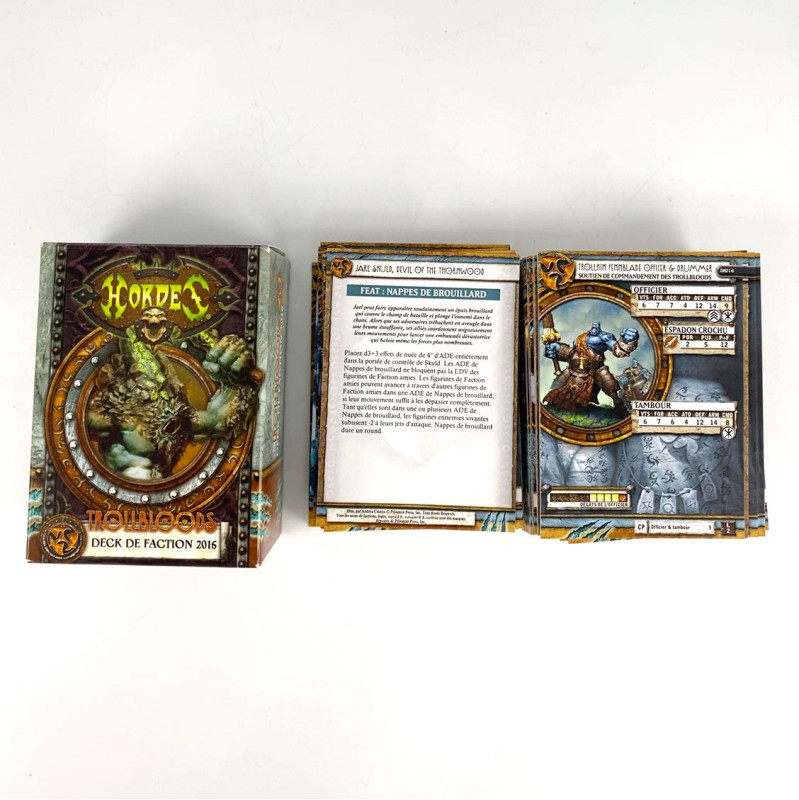 Hordes Trollbloods Deck de Factions 2016 FR