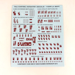 Tau Empire Infantry Decals...