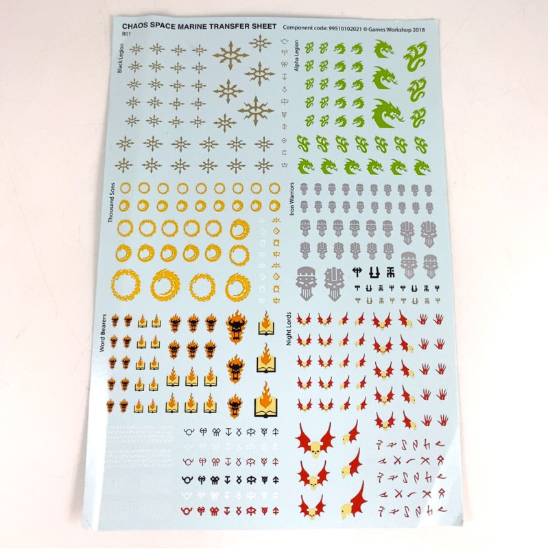 Adeptus Mechanicus Transfer Sheet