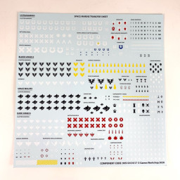 Space Marine Transfer Sheet