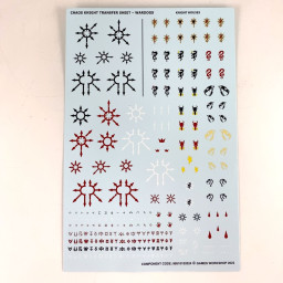 Chaos Knight Transfer Sheet