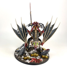 Vampire lord on Zombie dragon