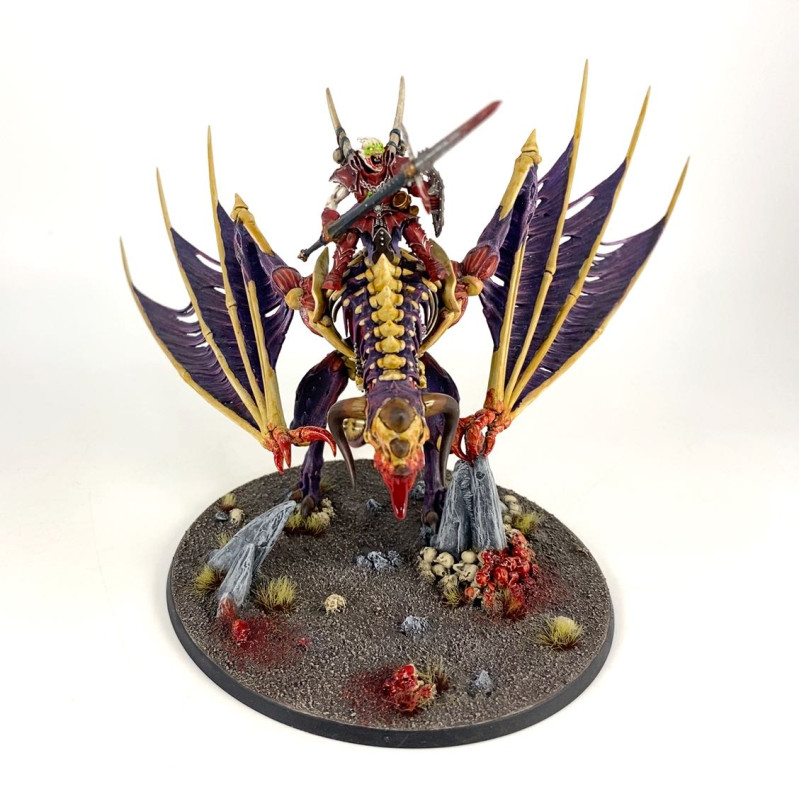 Vampire lord on Zombie dragon