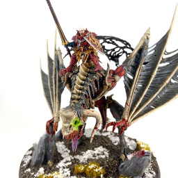 Vampire lord on Zombie dragon