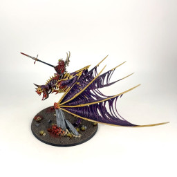 Vampire lord on Zombie dragon