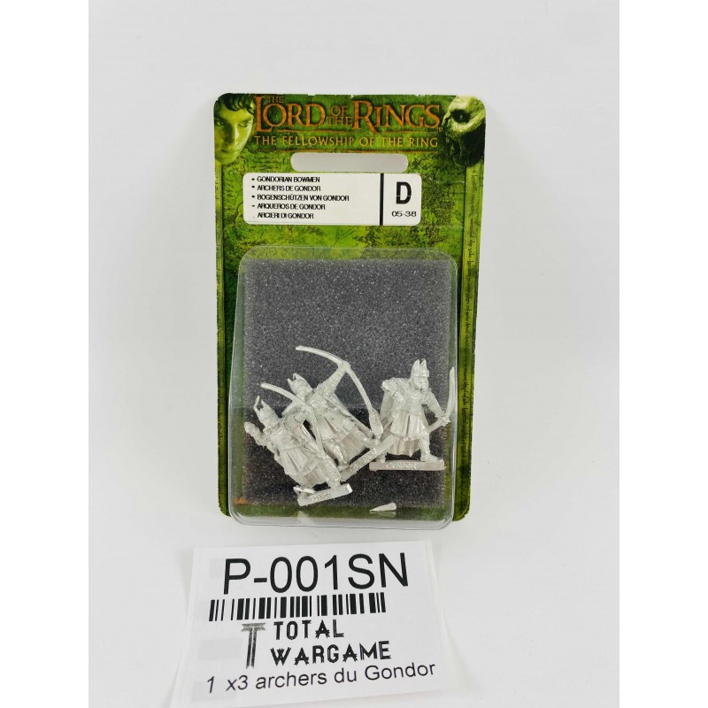 x3 Gondorian bowmen blister