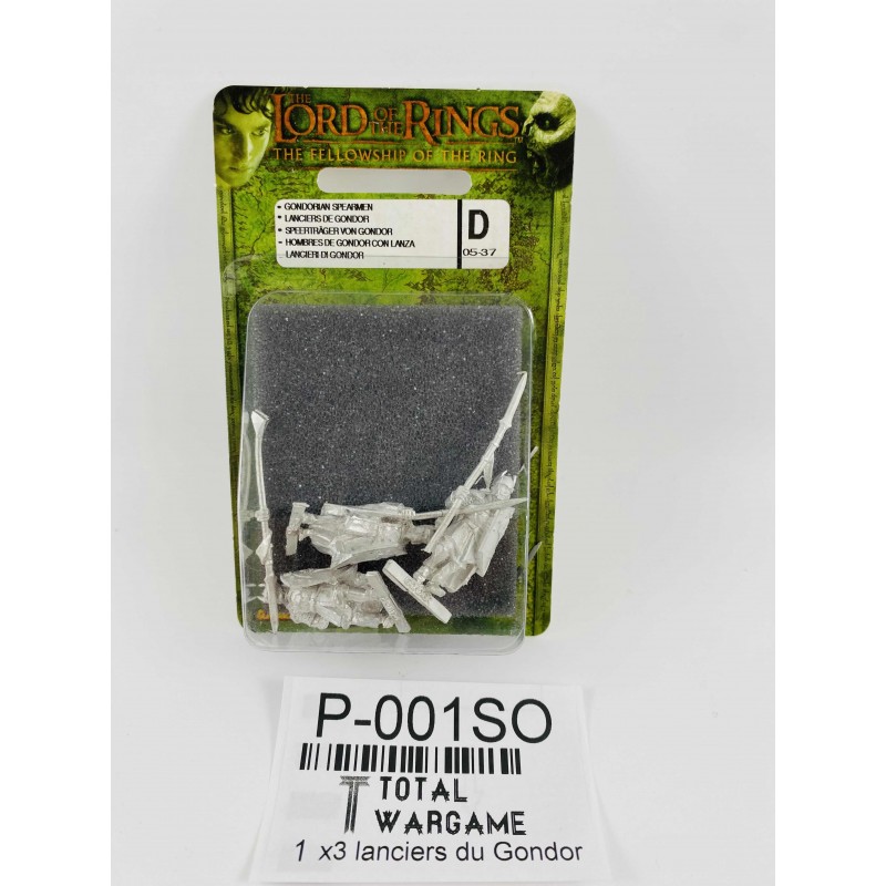 x3 Gondorian spearmen blister