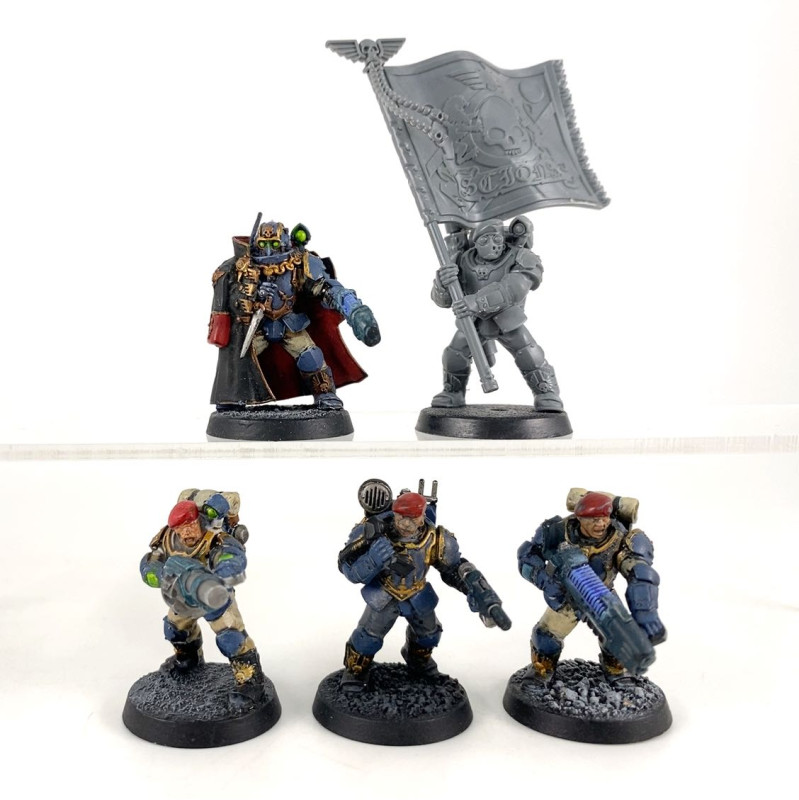 Militarum Tempestus Scions Command Squad