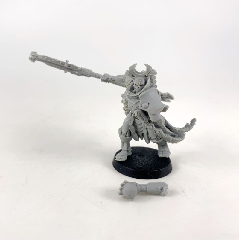 Necron lord with resurrection Globe