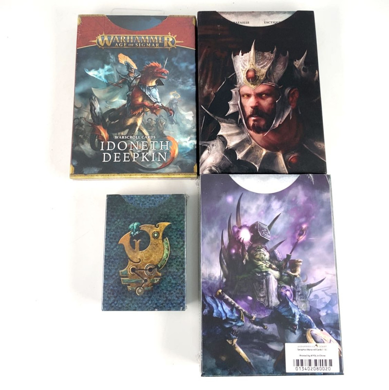 Lot Warscroll Cards V3 FR