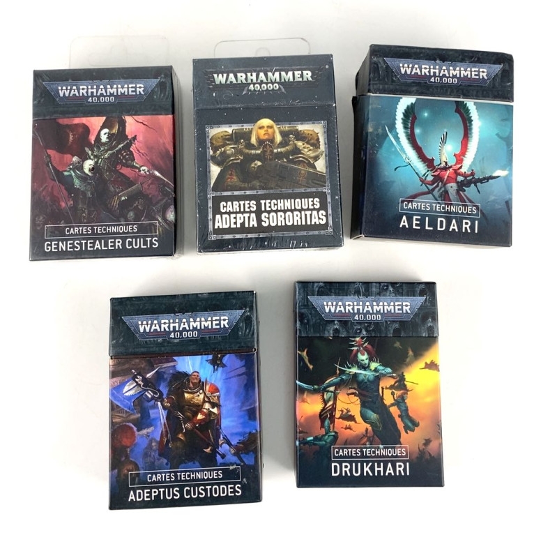 Set of V9 technical cards FR