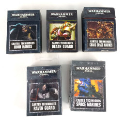 Lot cartes techniques V8 FR