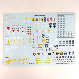 Aeldari Craftworlds Transfer Sheet