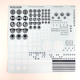 Mechanicum Macro Constructs Transfer Sheet