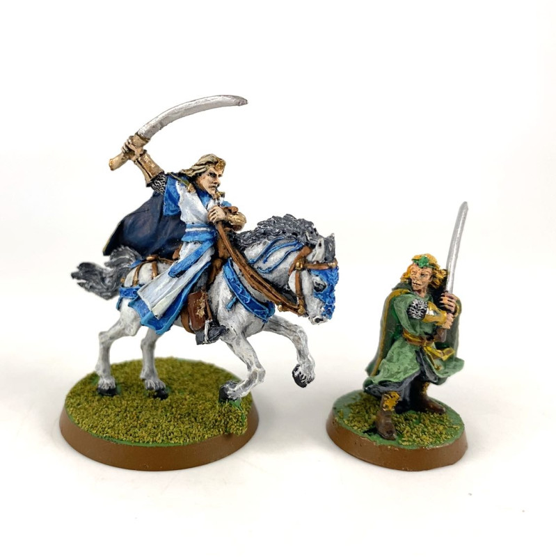 Glorfindel mounted and by foot