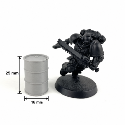 10 Barils pour Décor Wargame, Diorama et Modélisme