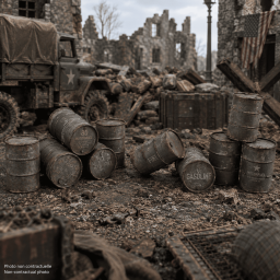 10 Barrels for Wargame Scenery, Dioramas, and Model Making