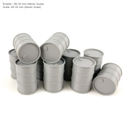 10 Barrels for Wargame Scenery, Dioramas, and Model Making