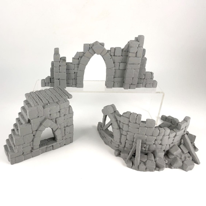 Set de Ruines en Pierre