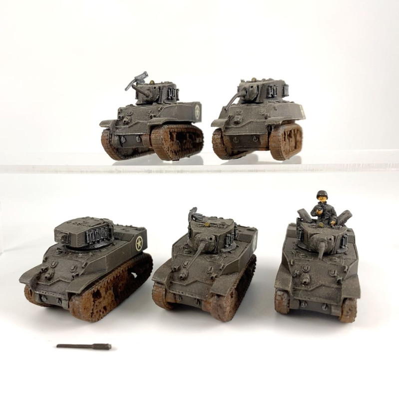 M5 Stuart Light Tank Platoon