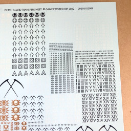 Death Guard Legion Transfer Sheet
